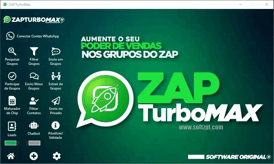 Chaves de licença Zap Turbo Max Crackeado grátis 2024