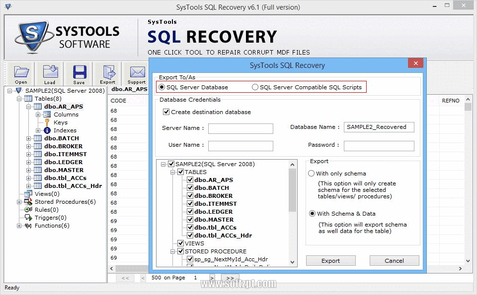 SysTools SQL Recovery Crackeado